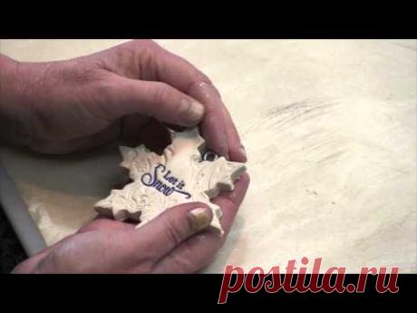 Paperclay Ornaments - YouTube