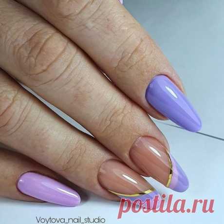 Сиреневый френч