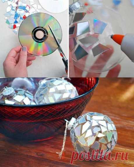 12 ПОДЕЛОК ИЗ СТАРЫХ CD-ДИСКОВ