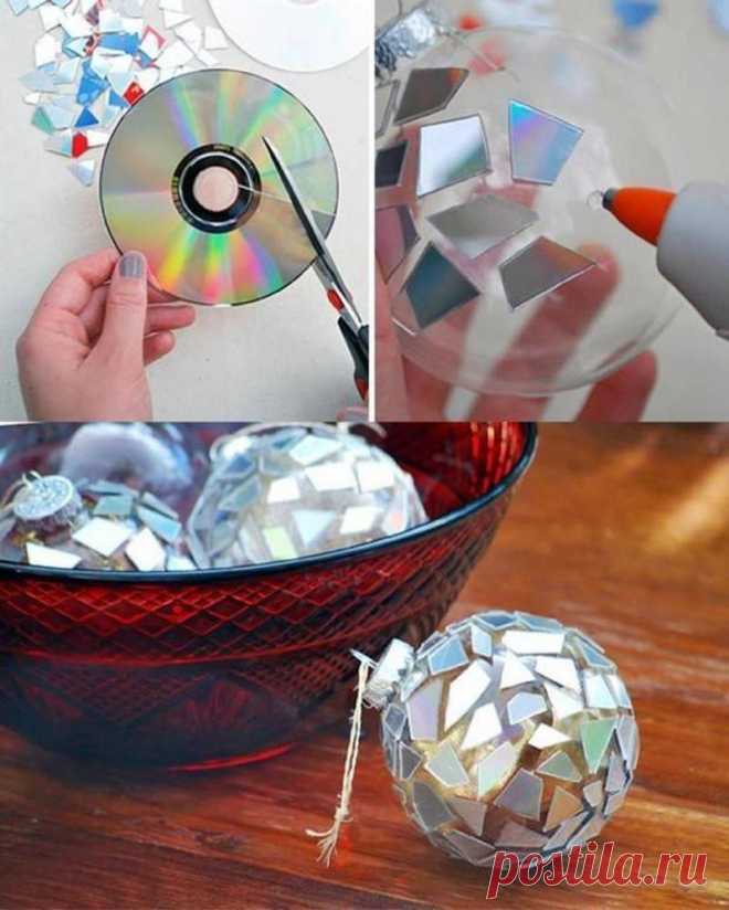 12 ПОДЕЛОК ИЗ СТАРЫХ CD-ДИСКОВ