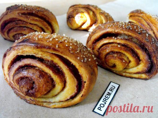 Булочки с корицей - рецепт с фото