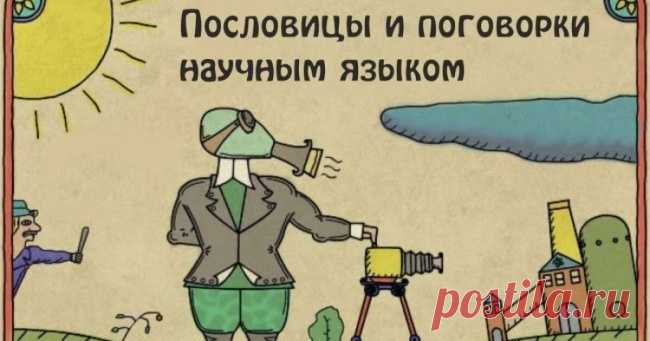 Пословицы и поговорки научным языком