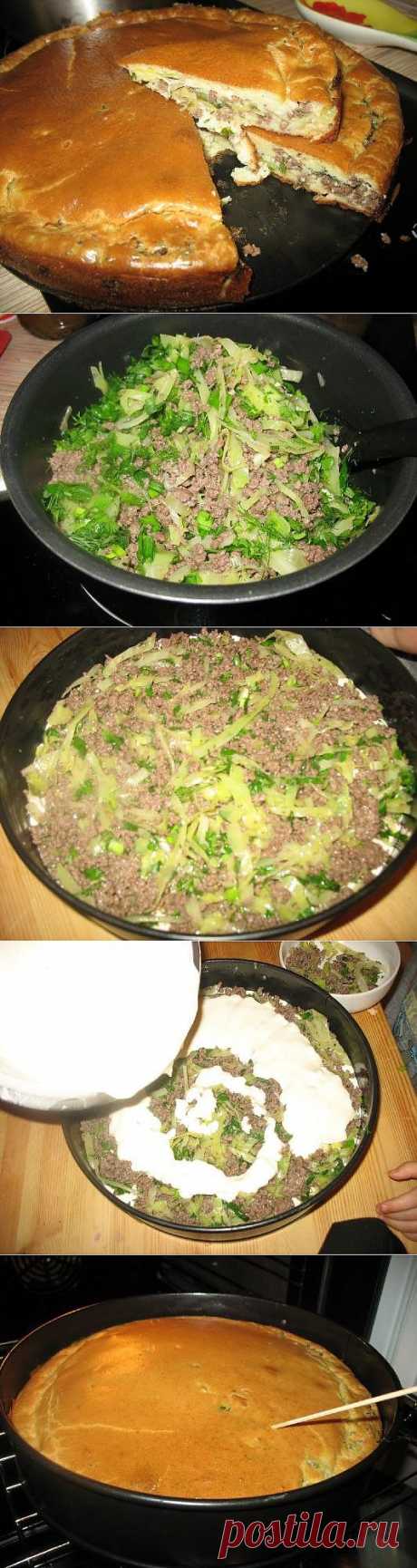 Супер нежный пирог с капустой и мясом - Простые рецепты Овкусе.ру