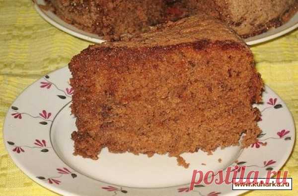 Рецепт: Шоколадный кухен (пирог)