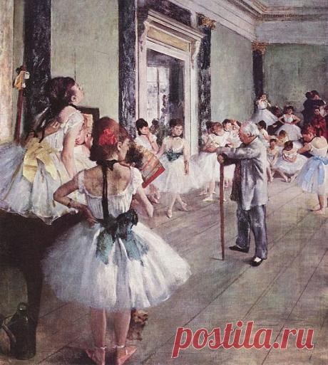 The Dance Class by Edgar_Germain_Hilaire_Degas