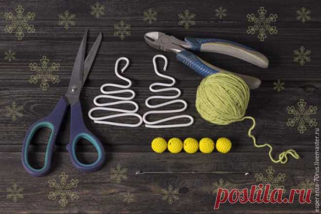 Делаем новогодний сувенир — ёлочку - Ярмарка Мастеров - ручная работа, handmade