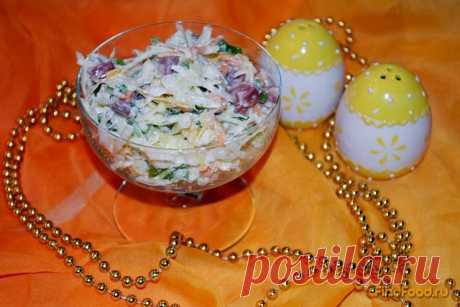 Салат Краковский рецепт с фото Вкусный рецепт приготовления салата краковский в домашних условиях. Салат Краковский рецепт с фото по шагам