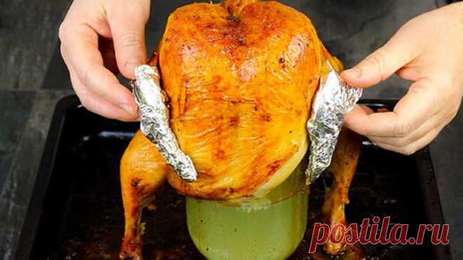 Это блюдо можно готовить из любой курицы, но из магазинной вкуснее всего! Мега сочная курица в духовке.
