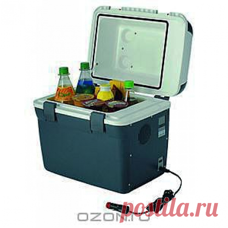 WAECO CoolFun CR-18 автохолодильник 18 л - Благодаря своему малому весу термоэлектрический холодильник WAECO CoolFun CR-18 особенно легко переносить и транспортировать. Он имеет дополнительное преимущество - работа от 12/24 В, поэтому его можно использовать как в Вашем автомобиле, так и в грузовике. WAECO CoolFun CR-18 охлаждает до 20°C ниже температуры окружающей среды. Также этот термоэлектрический холодильник имеет дополнительную функцию нагрева до +65°С.