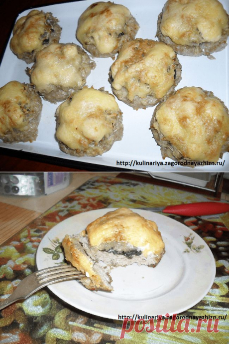 Стожки из фарша.