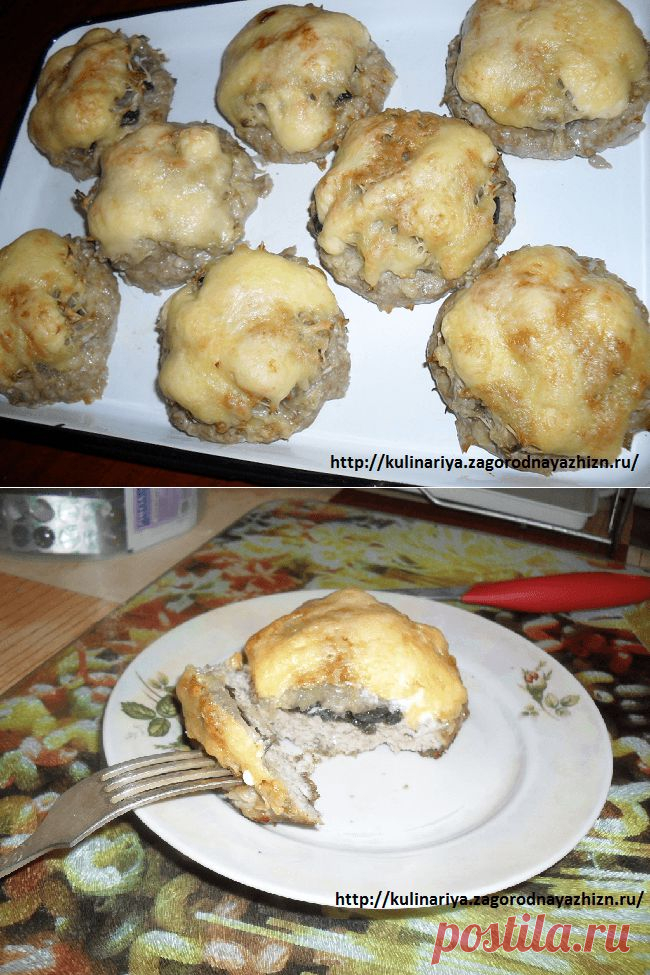 Стожки из фарша.