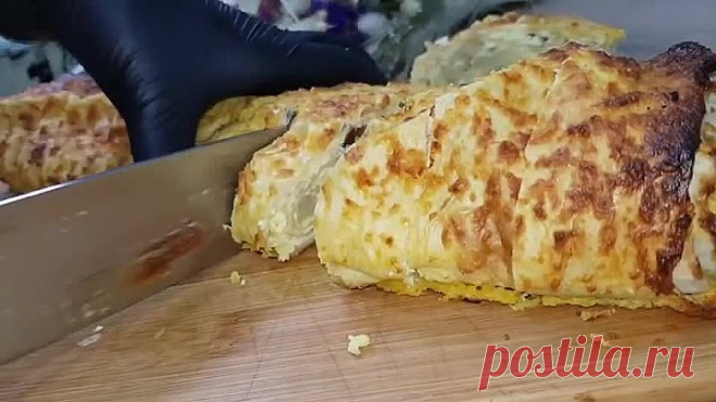 НЕЖНЫЙ ПИРОГ к Чаю за 5 минут! Быстрый Аппетитный Рецепт!