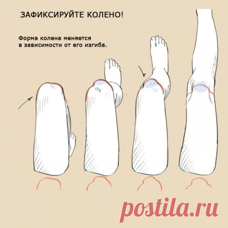 Урок. Рисунок. Колено.