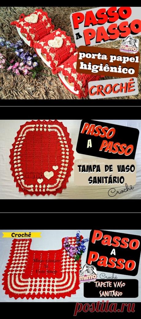 (775) 💗PAP PORTA PAPEL HIGIÊNICO em CROCHÊ - DIY - TUTORIAL completo- crochê - YouTube