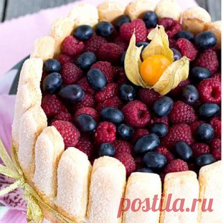 Малиновая шарлотка, выпечка. Пошаговый рецепт с фото