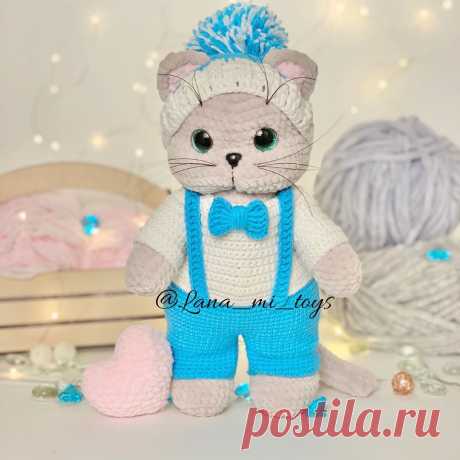 Запись на онлайн Мастер-класс &quot;Кот Аркадий&quot; - LanaMi toys