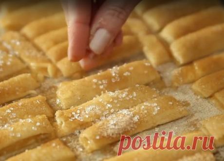 Слоеные палочки с начинкой