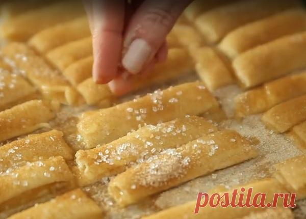 Слоеные палочки с начинкой