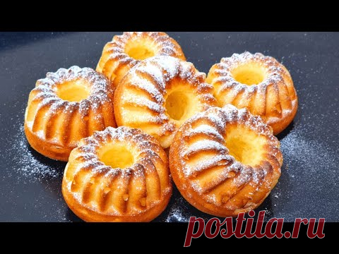 Вкусные булочки в форме кексов