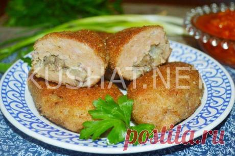 Мясные зразы с грибами. Пошаговый рецепт с фото - Кушать нет