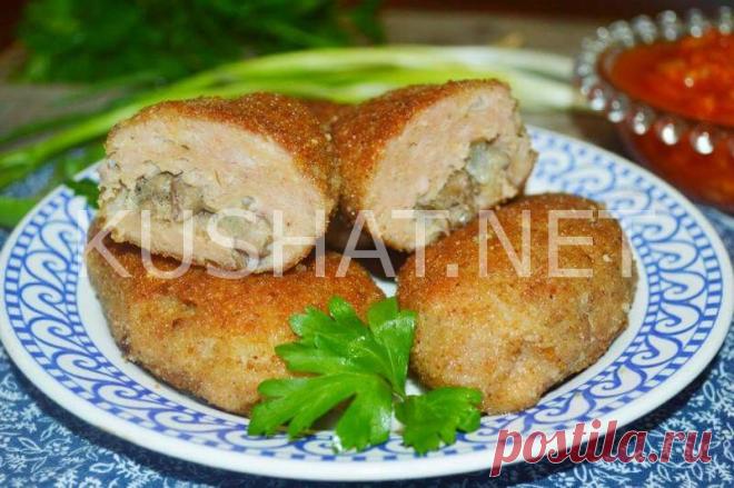 Мясные зразы с грибами. Пошаговый рецепт с фото - Кушать нет