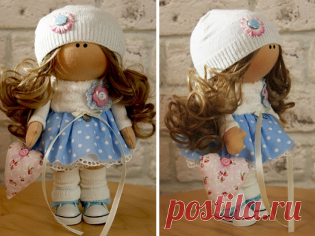 Nursery doll Soft doll Art doll Fabric doll by AnnKirillartPlace