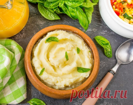 ​Сливочное пюре из цветной капусты с картофелем