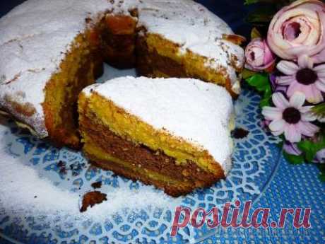 Шоколадно тыквенный кекс