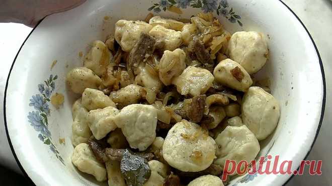 Полтавские галушки с зажаркой: украинский рецепт - Со Вкусом