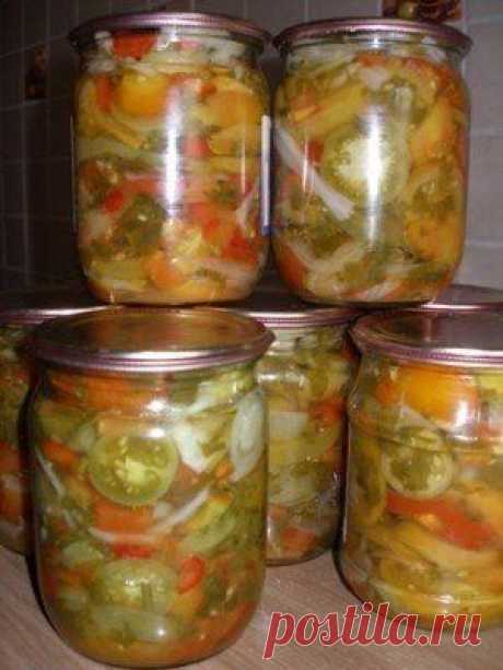 Зелёные помидоры закусочные