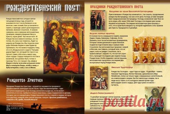 Рождественский пост 2016 — 2017: календарь питания по дням.
Как правильно питаться в Рождественский пост 2016-2017, когда можно есть рыбу, а когда нельзя, расскажет наш календарь питания по дням поста перед Рождеством.Когда начинается Рождественский пост 2016 — 2017
Рождественский пост еще называют Филиппов пост, поскольку заговенье на него выпадает на день памяти святого апостола Филиппа — 27 ноября по новому стилю. Это один из четырех многодневных постов в православии, он готовит верующих к Св
