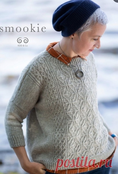 Пост на стене ДЖЕМПЕР SMOOKIEОписание в файле#вязание_спицами #описание_вязания #джемпер_спицами