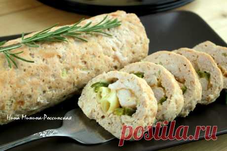Рулет из куриного фарша | Русская кухня