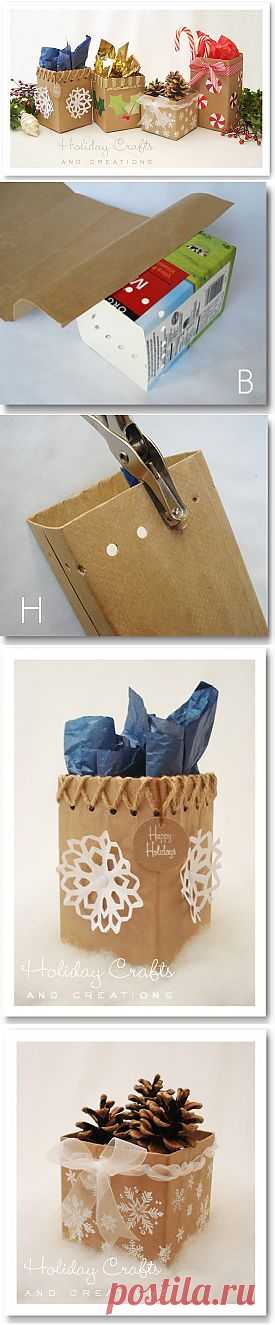 Новогодние корзинки для подарков.