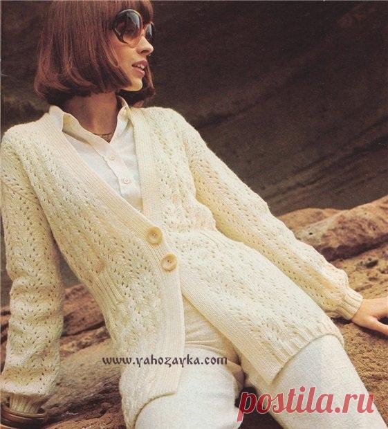 Белый кардиган спицами. Как связать длинный кардиган спицами Белый кардиган спицами. Как связать длинный кардиган спицами