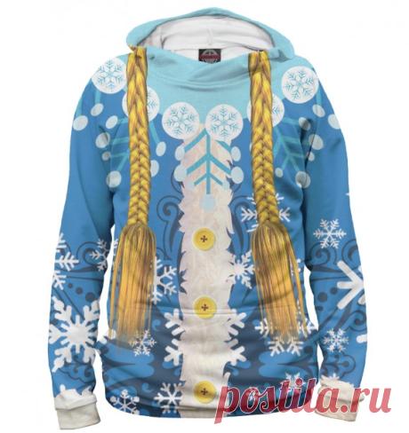 Мужское худи Новый Год NOV-955415-hud-2 - купить в Print Bar