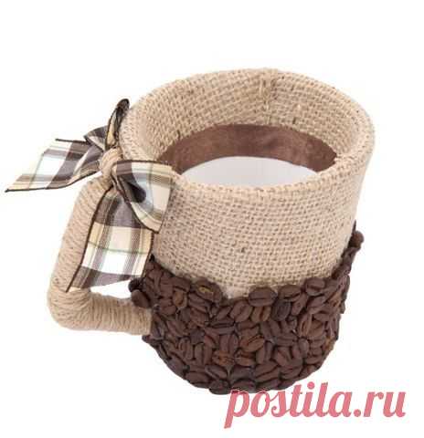 Декоративная кружка с запахом кофе. | Эфария