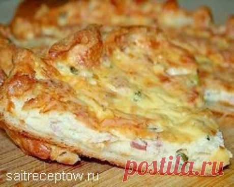 Слоёный пирог с сыром
