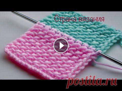 Узоры спицами. Диагональные стежки 2. Плотный рельефный узор «Диагональные стежки 2» может использоваться как отделка или как самостоятельный узор. Раппорт узора 3 петли и 2 ряда. В начале...