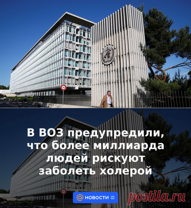 В ВОЗ предупредили, что более миллиарда людей рискуют заболеть холерой | 24 февраля 2023 - Новости Mail.ru