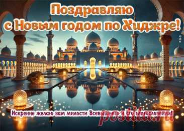 С Новым годом по хиджре!
Пусть этот год принесет лишь счастье!