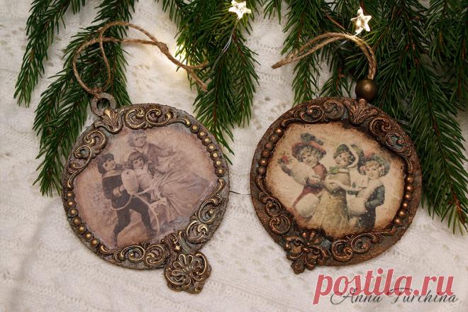 Декор интерьерных новогодних украшений