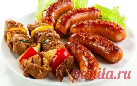 Шашлык на пиве (свинина, курица, говядина и баранина)