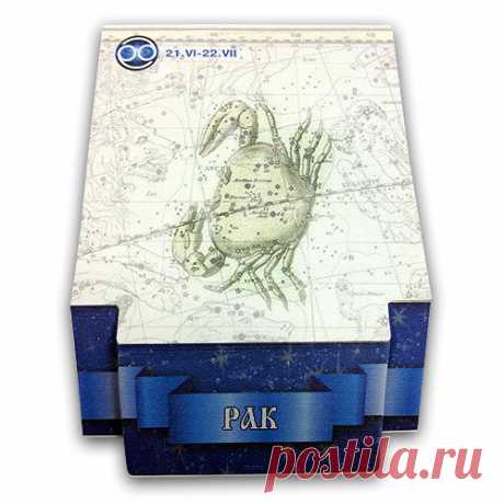 3D блок для заметок "Рак", серия "Знаки зодиака": продажа, цена в Киевской области. стикеры, бумага для заметок от "Интернет-магазин эксклюзивных бумажных подарков" - 379601515