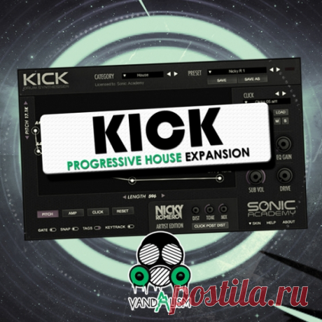 Vandalism Kick Progressive House Expansion For SONiC ACADEMY KICK | 8MB
Vandalism 'KICK Progressive House Expansion' features 50 Progressive House KICK Presets and click sounds for Sonic Academy's KICK Drum Synthesizer. This compilation contains the most popular Bass Drums for your next Progressive Records
