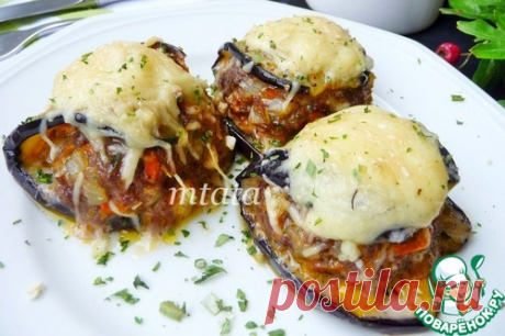 Баклажаны с фаршем и сыром – кулинарный рецепт