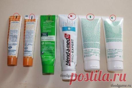 А ВЫ ЗНАЕТЕ, ЧТО ОЗНАЧАЮТ КВАДРАТИКИ НА ОБРАТНОЙ СТОРОНЕ ТЮБИКАХ ОТ КРЕМОВ, ЗУБНЫХ ПАСТ, ШАМПУНЕЙ И ПР? | thePO.ST