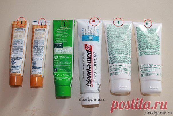 А ВЫ ЗНАЕТЕ, ЧТО ОЗНАЧАЮТ КВАДРАТИКИ НА ОБРАТНОЙ СТОРОНЕ ТЮБИКАХ ОТ КРЕМОВ, ЗУБНЫХ ПАСТ, ШАМПУНЕЙ И ПР? | thePO.ST