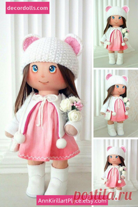 Christmas Baby Room Handmade Doll Love Winter Doll Poupée | Etsy