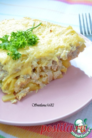 Запеканка из курицы со сметаной 